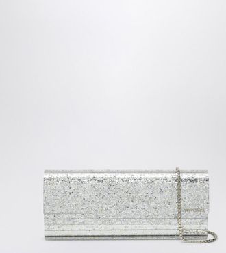 Jimmy Choo London Sweetie clutch with champagne-coloured glitter