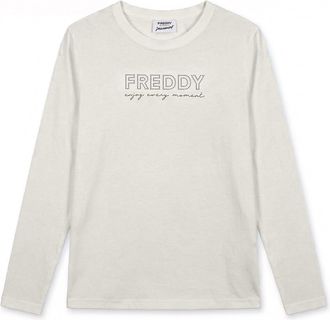 Freddy T-shirt manica lunga con logo in perline