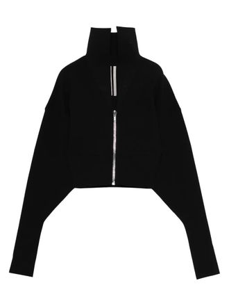 Rick Owens Dracu zip-up jacket - Black