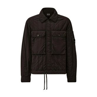 C.P. Company Light Jackets, male, Black, Size: 2XL W080A 999 Jacket