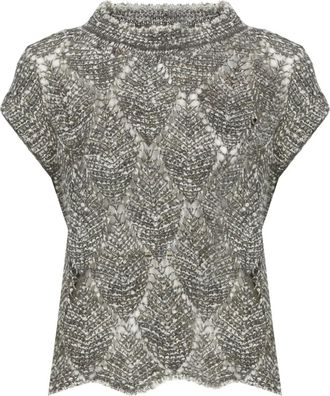 D.exterior Vest met geperforeerd design - Grijs