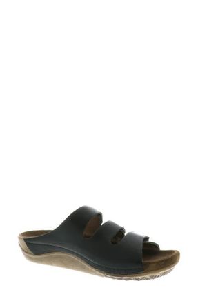 Wolky Nomad Slide Sandal in Black Leather at Nordstrom, Size 10Us