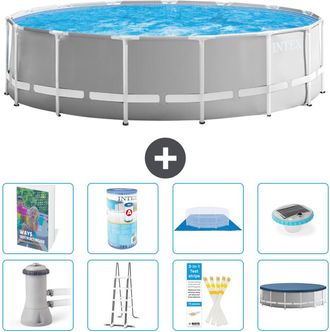 Intex Piscina Prism Frame Redonda - 457x122 Cm - 9-piezas S622