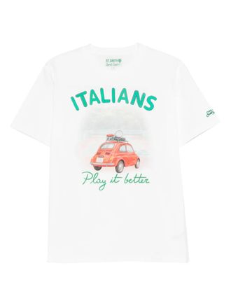 MC2 Saint Barth T-shirt con stampa - Bianco