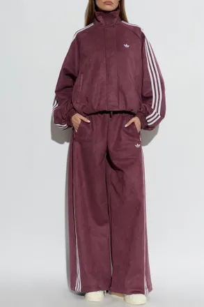 adidas Logo Sweatshirt, Womens, Burgundy