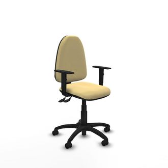 Piqueras y Crespo Piqueras Y Crespo Silla De Escritorio A&yacute;na Crema Ajustable