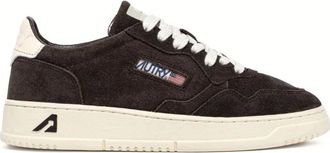 Autry Brown Nabuck Medalist Sneaker for Women