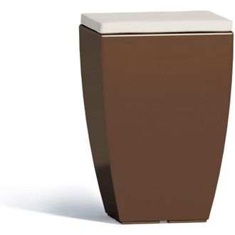 Monacis Idralite - Asiento De Resina Mod. Fine 33x33 Cm Marr&oacute;n