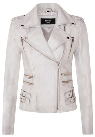 Infinity Leather Dames leren Brando bikerjack-Loddon