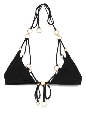 Agent Provocateur Davine 4 bikini top - women - Polyamide/Elastane/Polyamide/Elastane - 3 - Black