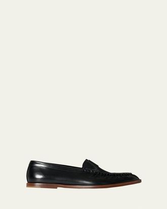 The Row Calfskin Leather Loafers