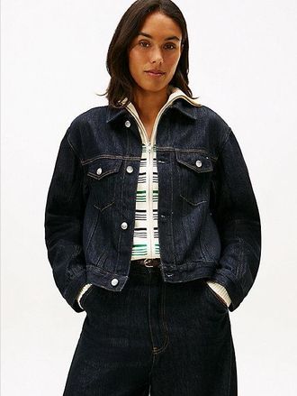 Tommy Hilfiger Cazadora vaquera con logo bordado