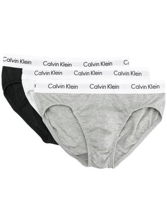 Calvin Klein Underwear Set 3 slip con logo - Nero