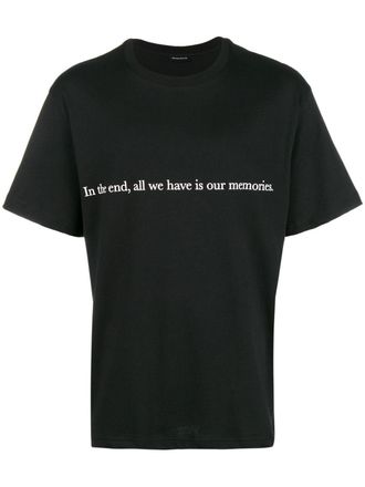 Throwback. Memories T-shirt - Black