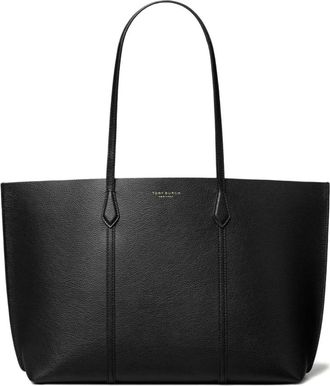 Tory Burch Perry Tote - Dames - Shoppers - Zwart - ONE Size - Leer - Tassen