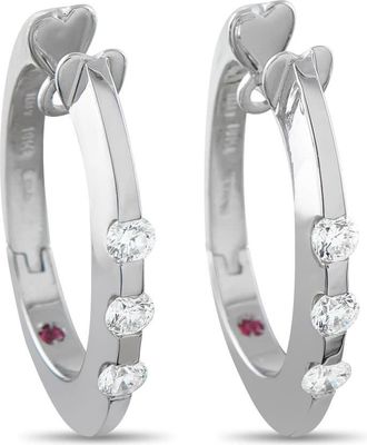 Roberto Coin Pre-Owned Roberto Coin Parisienne 18K White Gold 0.39ct Diamond Earrings RC05 012926