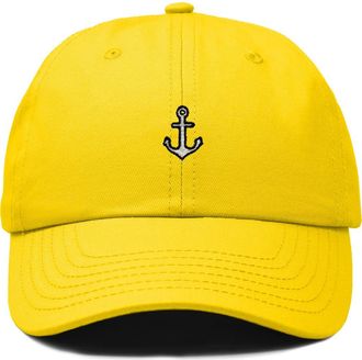 Dalix Anchor Dad Cap in Gold at Nordstrom