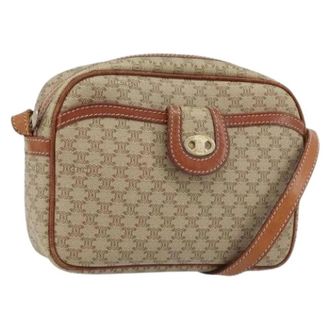 Celine Pre-owned Macadam Canvas Shoulder Bag - - Pre-owned - Donna - Beige - ONE SIZE