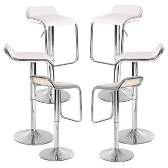 Regalos Miguel Packs Taburetes Cocina - Pack 6 Taburetes Itri - Blanco