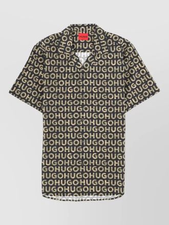HUGO BOSS regular-fit cotton short-sleeve shirt