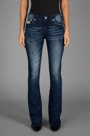 Rock Revival Womens Dubarry Bootcut Jeans In Blue