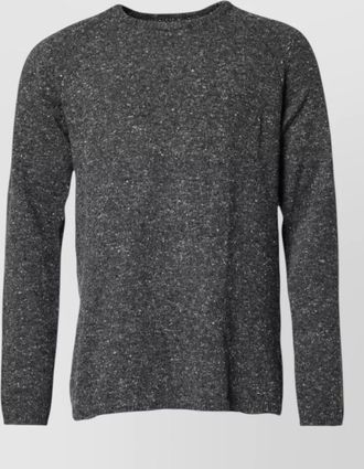 Dolce & Gabbana speckled knit wool crew neck sweater