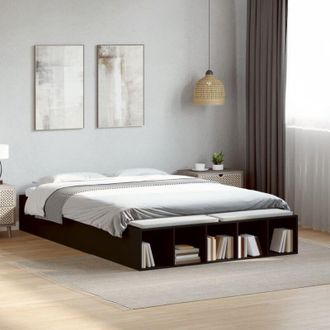 vidaXL Giroletto Nero 120x190 cm in Legno Multistrato - Vidaxl