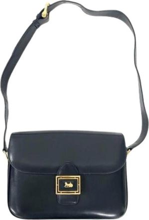 Celine Pre-owned Vintage Schoudertas - Dames - Vintage Schoudertas - Zwart - ONE Size - Leer - Vintage