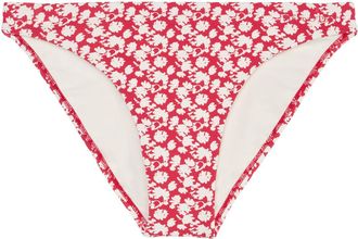 Marc O'Polo Bikini-Hose MARC OPOLO Millefleur, Damen, Gr. L, N-Gr, millefleur print rot, Elasthan, Polyamid, gemustert, Badehosen Bikini-Hose, mit elegantem Blume