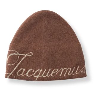 Jacquemus Le bonnet Atelier - Heren - Accessoires - Bruin - Maat: ONE Size Zijde