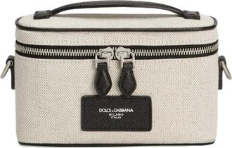 Dolce & Gabbana Borsa tote in tela con stampa - Toni neutri