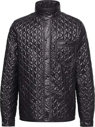 Moncler Moncler Cleorine Geometric-quilted Padded Jacket, Men, Blue, Size: 0