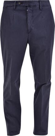 BRIGLIA 1949 Heren, Broeken, Blauw, Maat: W35