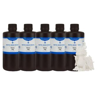 OEM Resina Lavable Con Agua, Alta Precisi&oacute;n, F&oacute;rmula De Bajo Olor, 5 Kg, Color Blanco