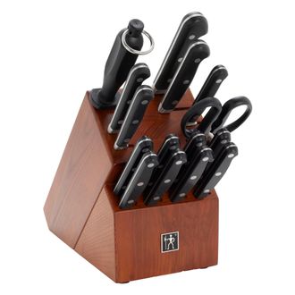 J.A. Henckels International Classic Precision 16-Piece Kitchen Knife Set with Block, Chef Knife, Steak Knife Set