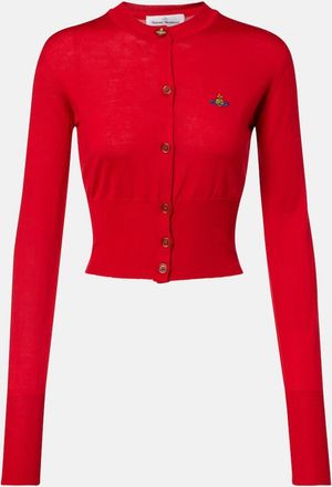 Vivienne Westwood Bea cropped wool and silk cardigan