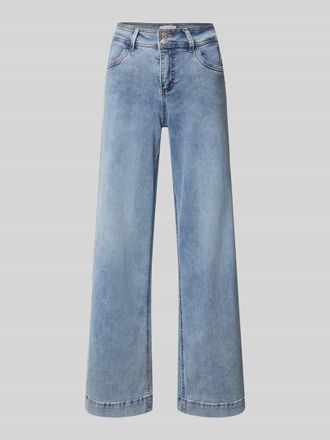 Freequent Wide Leg Jeans mit G&uuml;rtelschlaufen Modell Lopez in Hellblau, Gr&ouml;&szlig;e 29