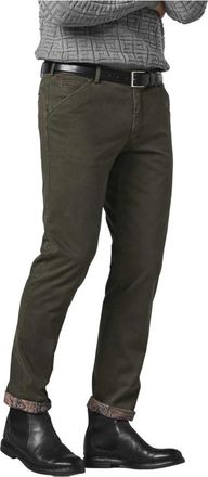 Meyer Chicago broek - Heren - Straight fit broeken - Groen - W25 - Katoen - Broeken