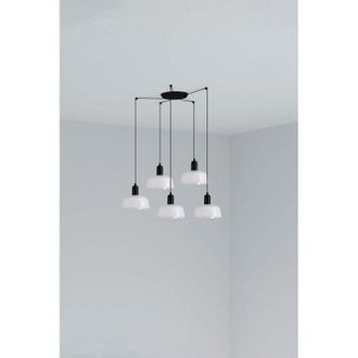 Faro Barcelona Tatawin S L&aacute;mpara Colgante Blanca 20340-140-5l