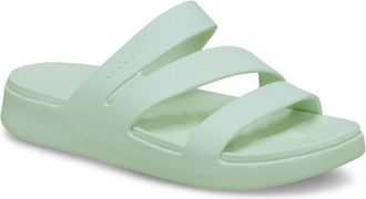 Crocs Getaway Strappy Sandalen f&uuml;r Damen | gr&uuml;n