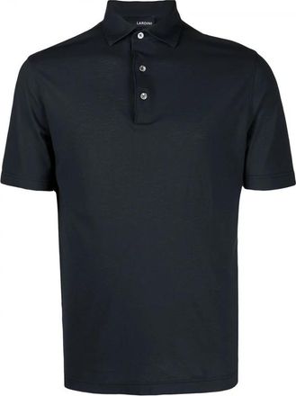 Lardini Polo Korte Mouw - Heren - Polos - Blauw - XS - Tops