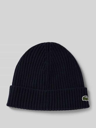 Lacoste M&uuml;tze aus reiner Wolle in Marine, Gr&ouml;&szlig;e 1