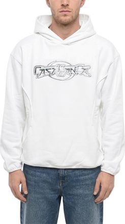 Casablanca White Regular Logo Hoodie