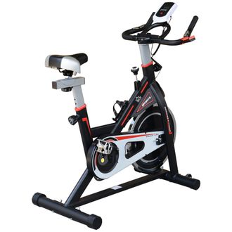 OEM Bicicleta Est&aacute;tica Con Volante De 8 Kg Pantalla Lcd Puls&oacute;metro Sill&iacute;n Y Manillar Ajustables 103x48x115 Cm Negro