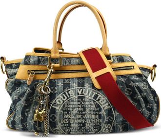 Louis Vuitton Borsa tote Cabas Raye GM 2006 - Blu