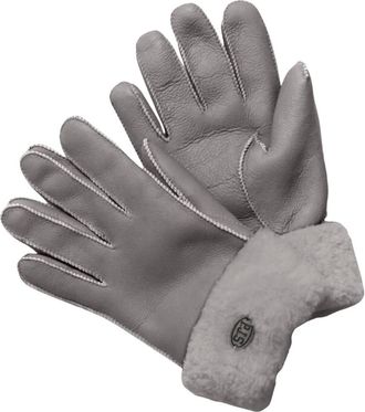 Parajumpers Shearling Gloves In Grey