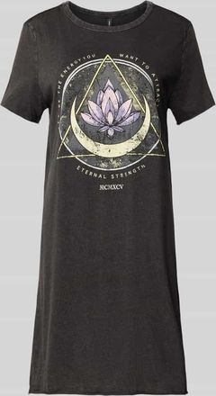 Only Leicht ausgestelltes Freizeitkleid aus reiner Baumwolle Modell LUCY in Black, Gr&ouml;&szlig;e XL