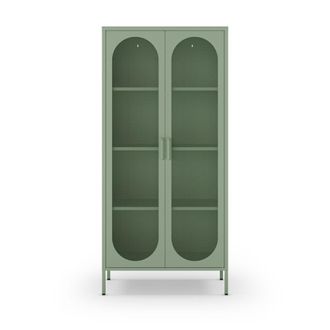 DRAWER Alacena de 2 puertas de metal H170cm - Menta verde