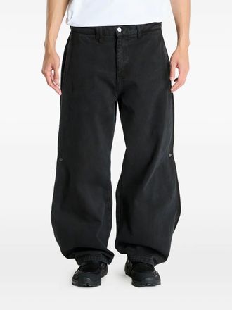 A-Cold-Wall* button-fastening trousers - Black