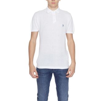 U.S.Polo Association U.S. Polo Assn., Polo Shirts, male, White, M, Wail 67604 53630 Fine Knit Shirt